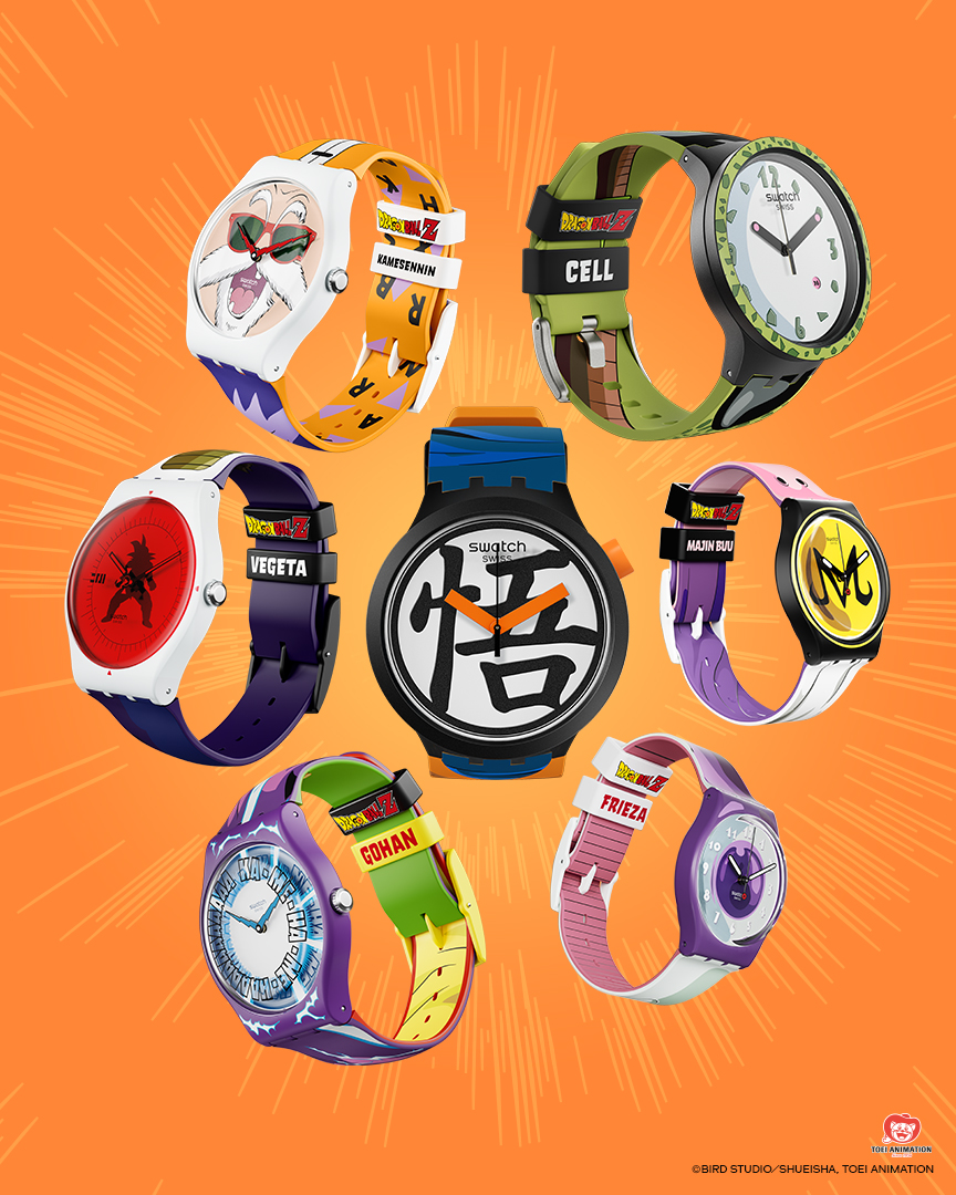 Are you an anime fan? Time to discover the SWATCH collection with Dragon Ball Z