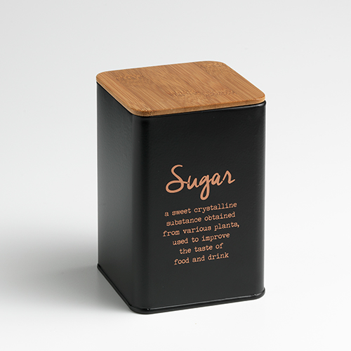 LOFT square sugar canister with bamboo lid Q.B.