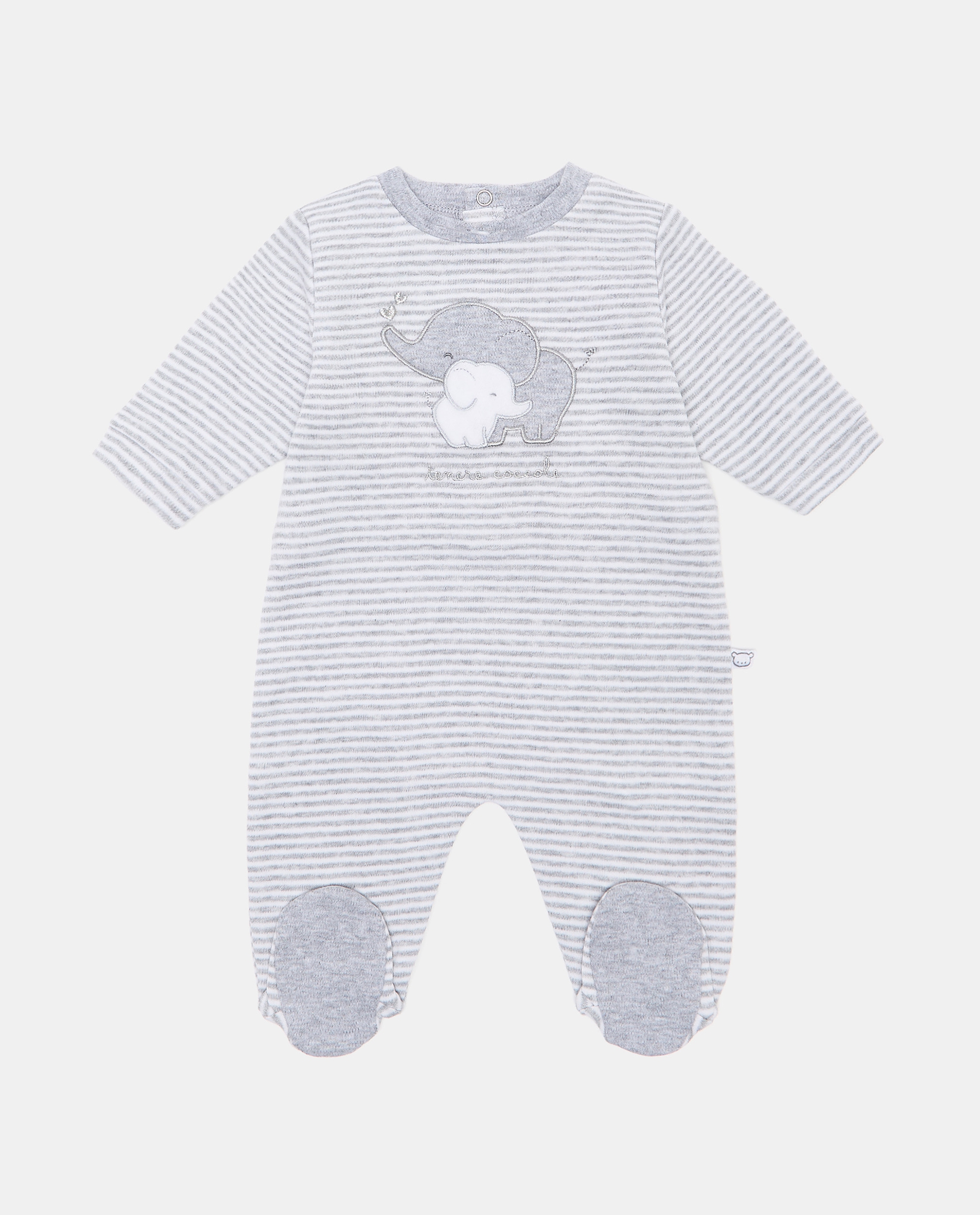 BABY CHENILLE ONESIE WITH EMBROIDERY