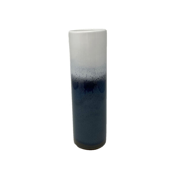 Lave home, Cylinder vase bleu large