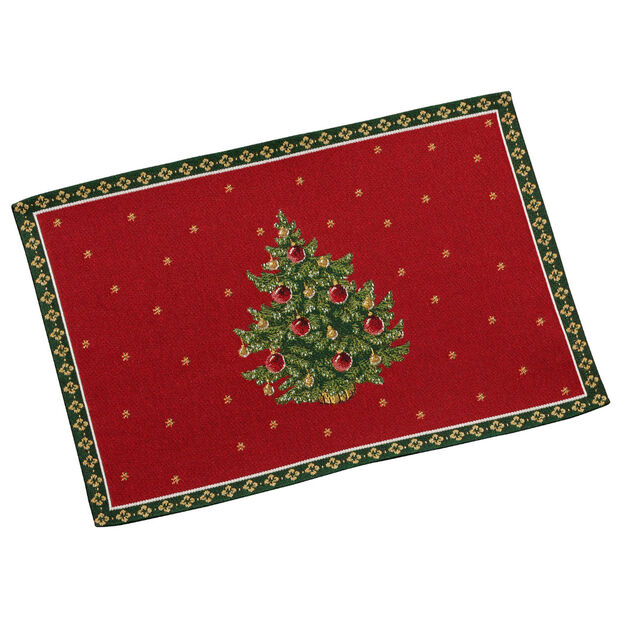 Toy's Delight Gobelin placemat tree, red/multicoloured