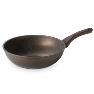 Ambra Induction wok 28 cm bronze