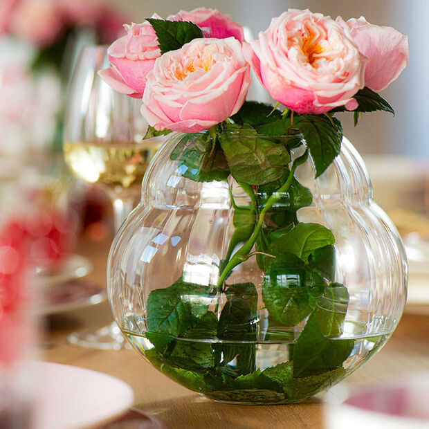 Rose Garden Home glass vase/hurricane lamp