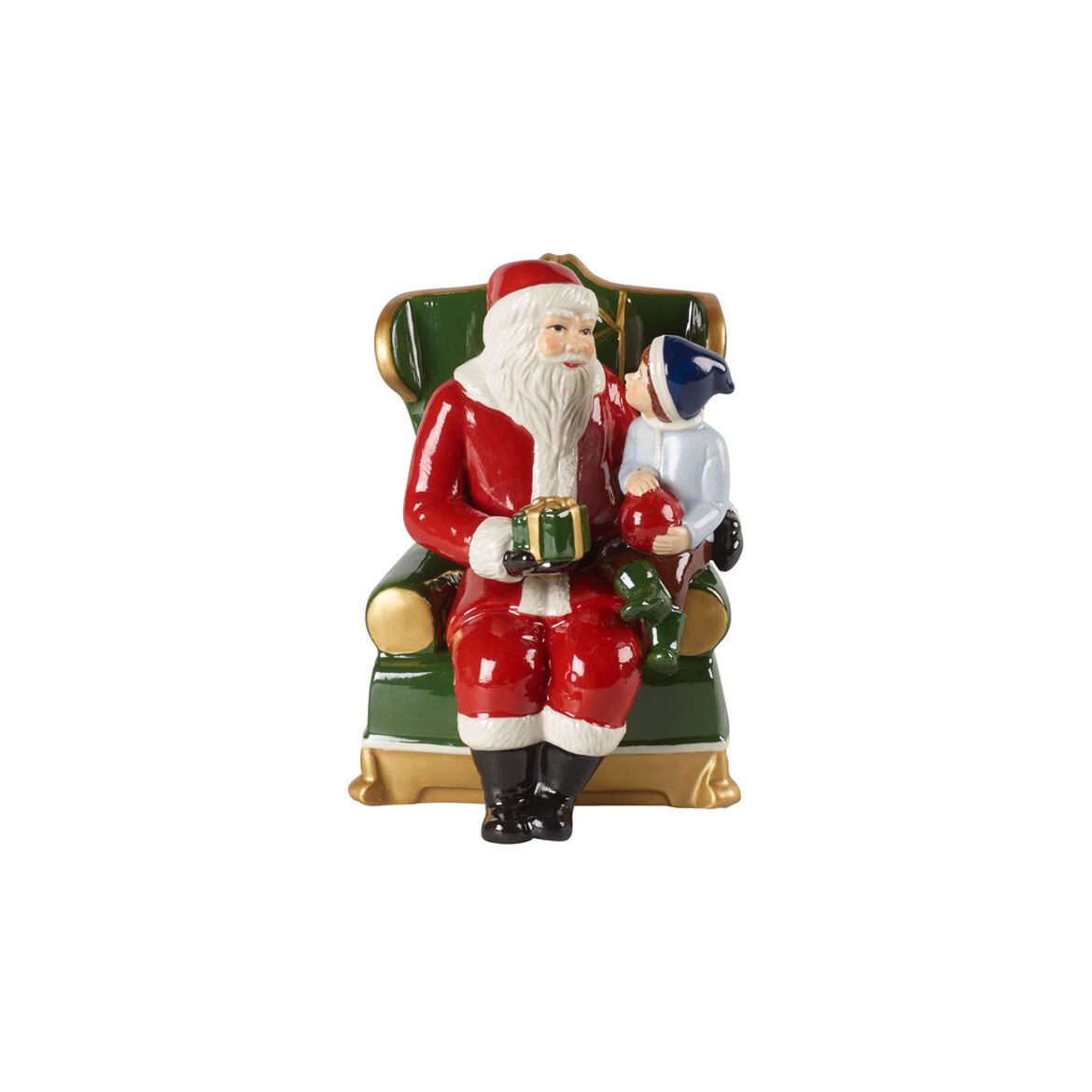 Christmas Toy's Santa in armchair, multicoloured