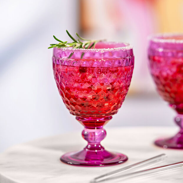 Boston Berry red wine glass, 200 ml, pink