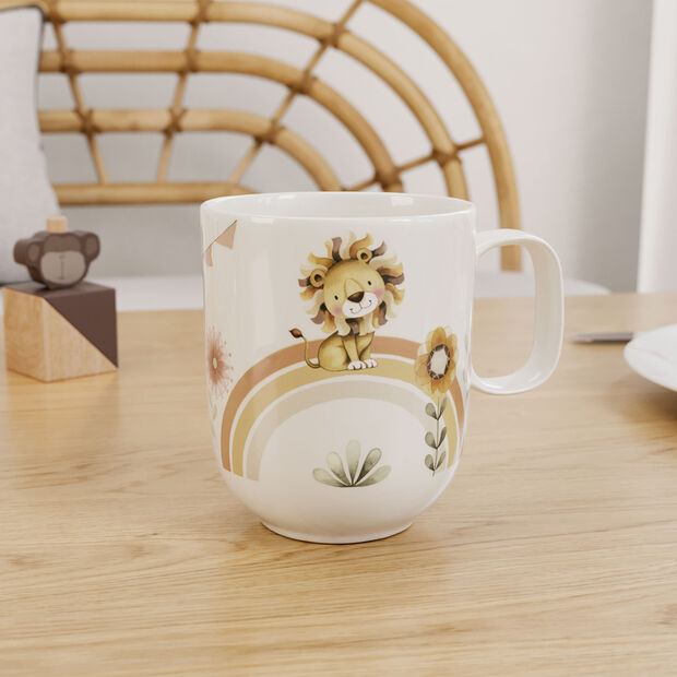 Boho kids Roar like a lion children's mug, 280 ml, multicoloured