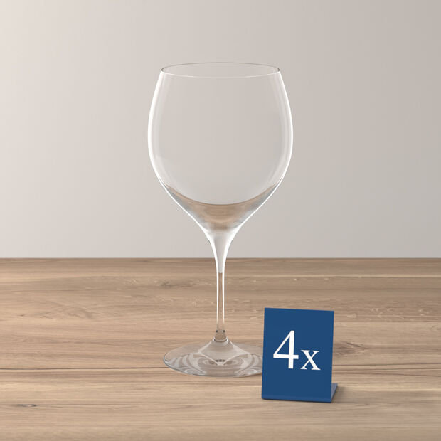 Maxima Burgundy Goblet, Set 4 pcs 225mm