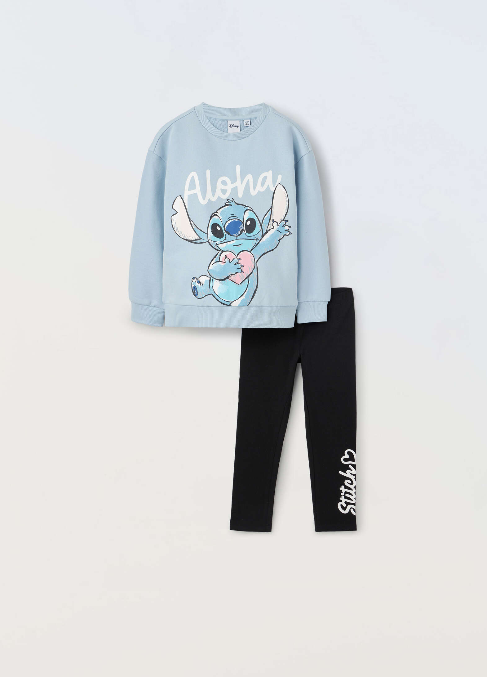 Jogging set Lilo & Stitch in puro cotone bambina