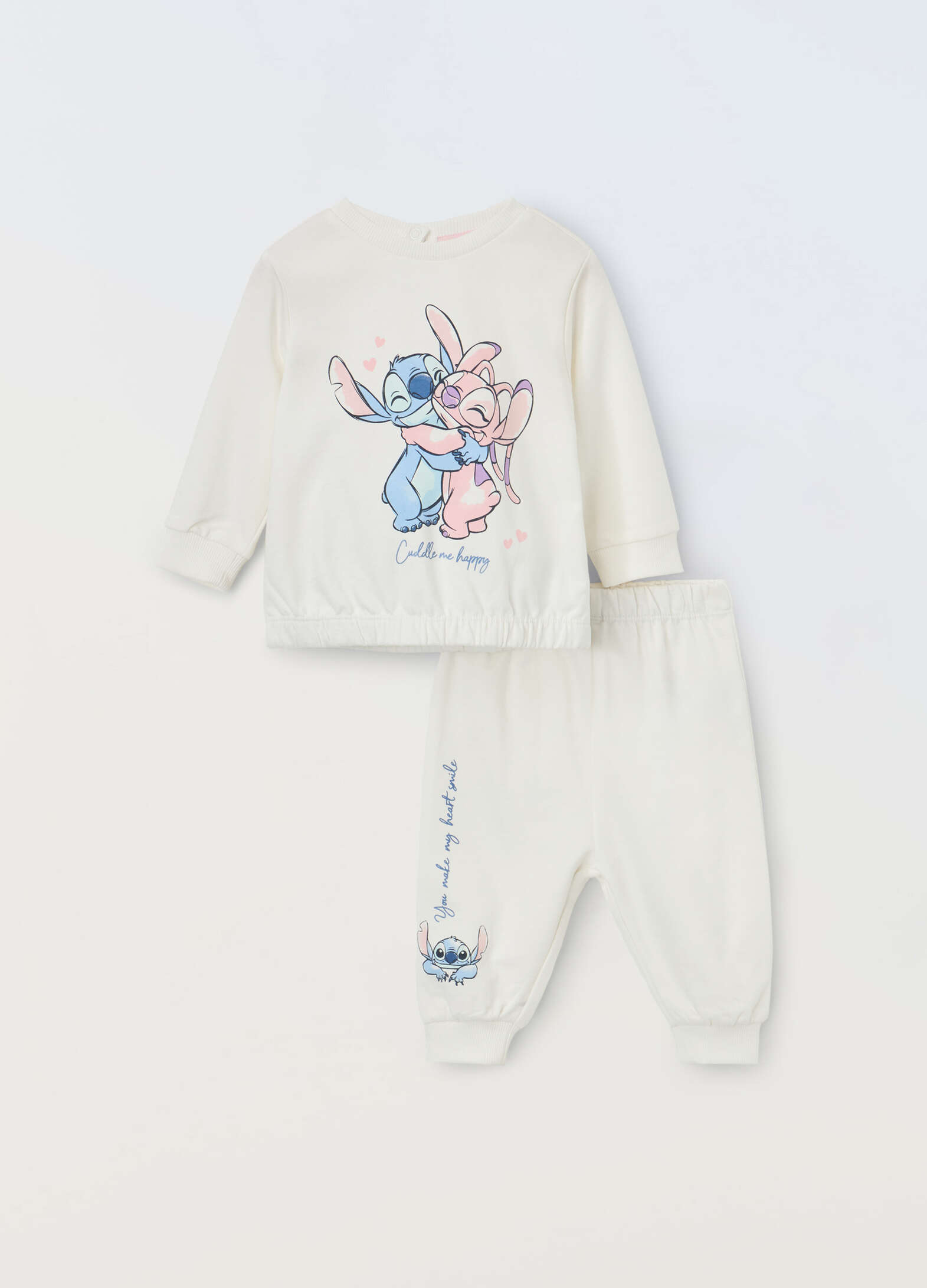 Jogging set in pure cotton for newborns