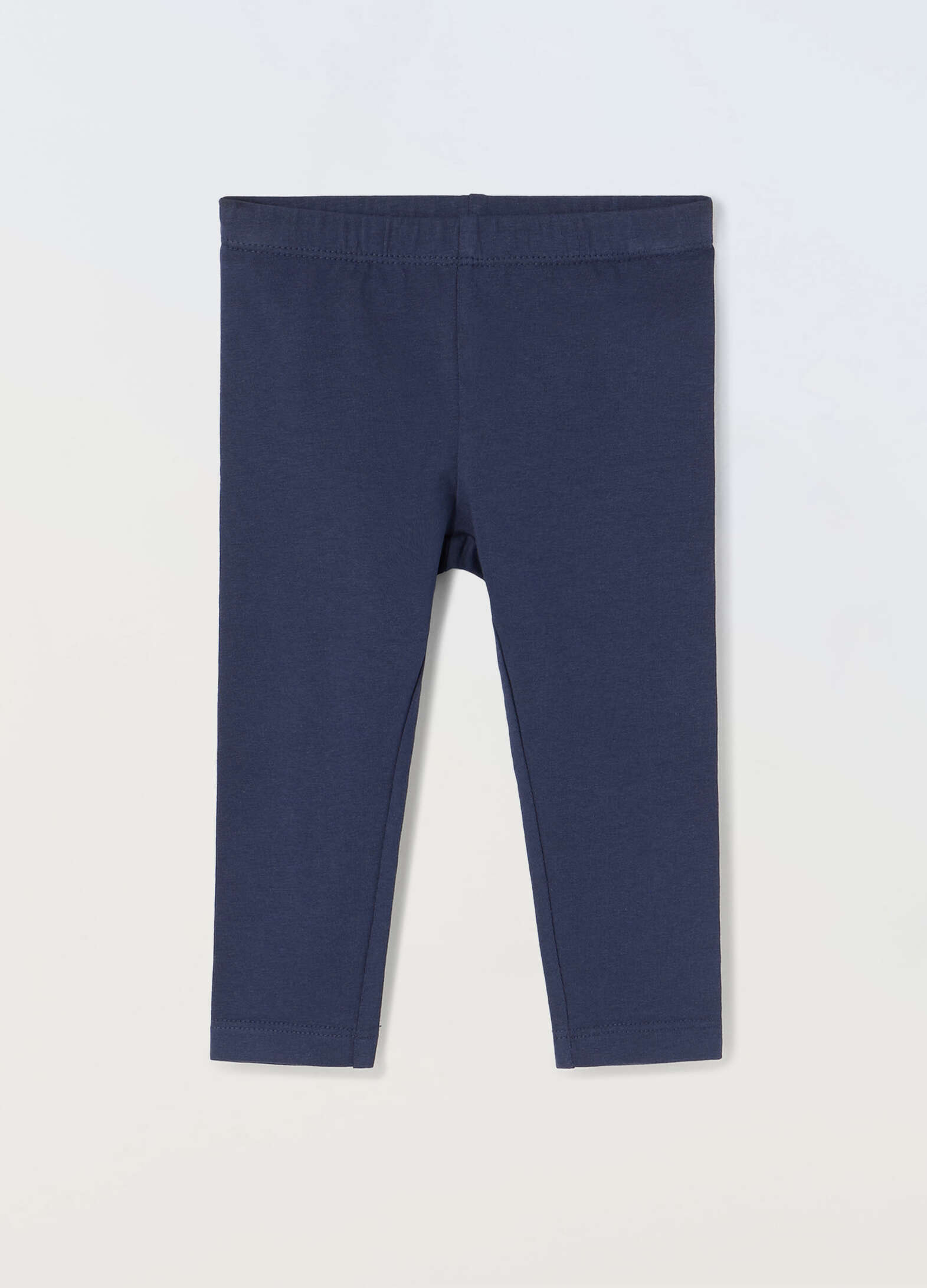 Stretch cotton leggings for newborns