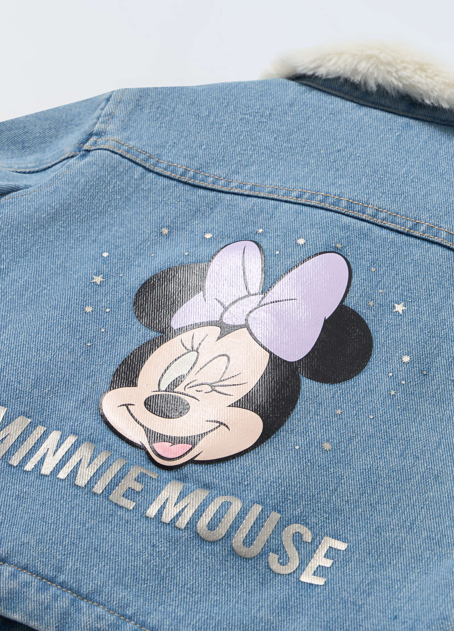 Minnie Mouse denim jacket for newborns