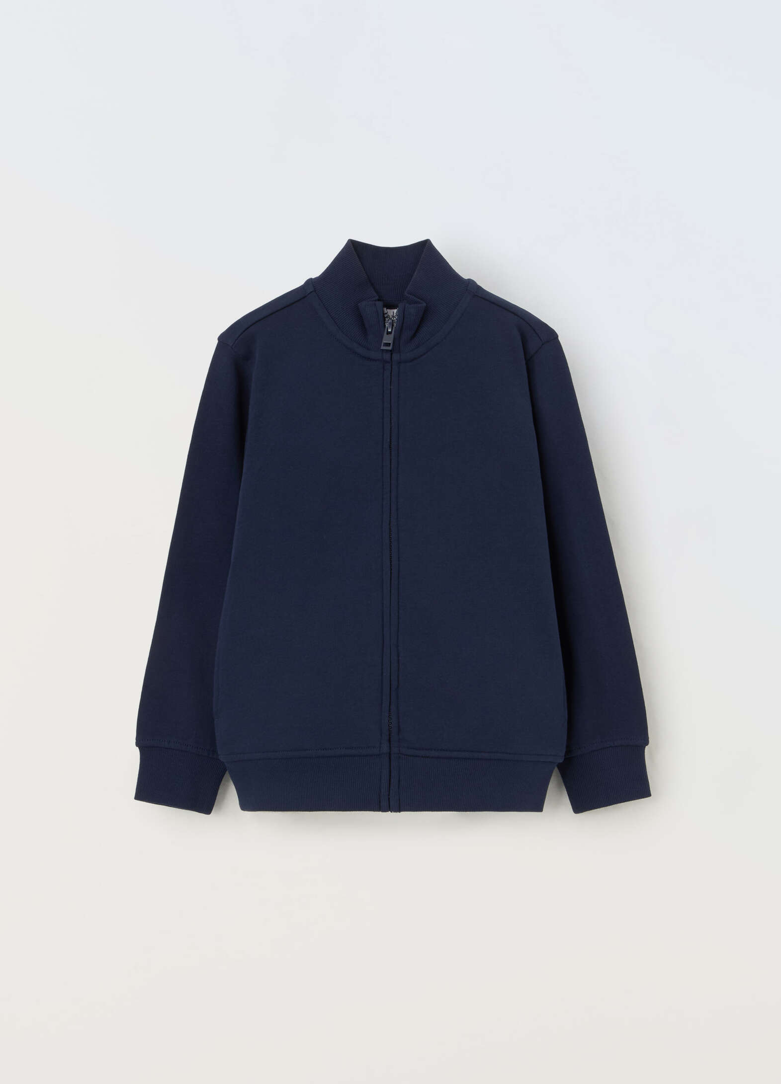 Full zip pure cotton sweatshirt for kids