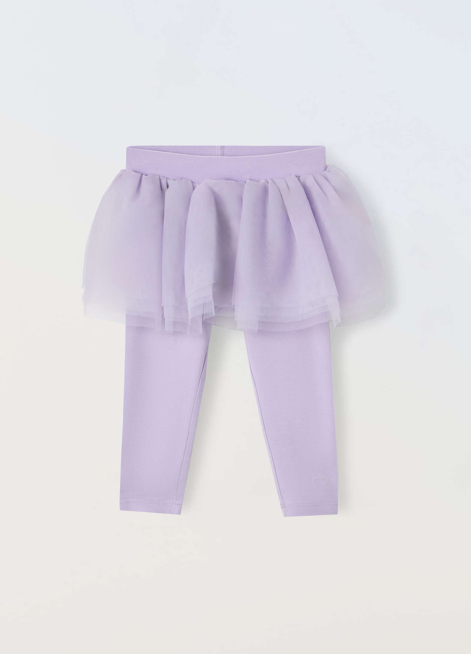 Baby girl tulle skirt leggings