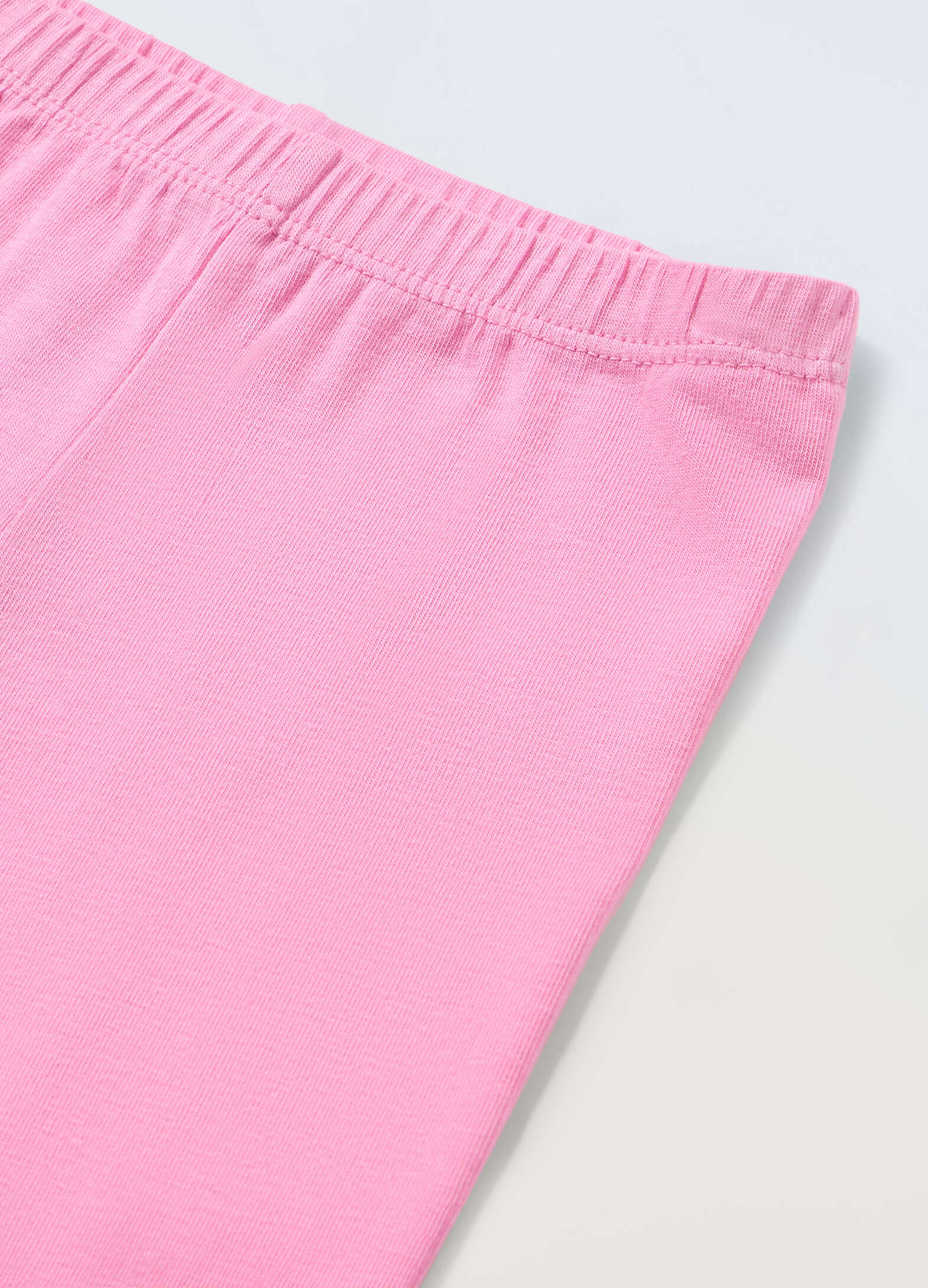 Stretch cotton leggings for newborns