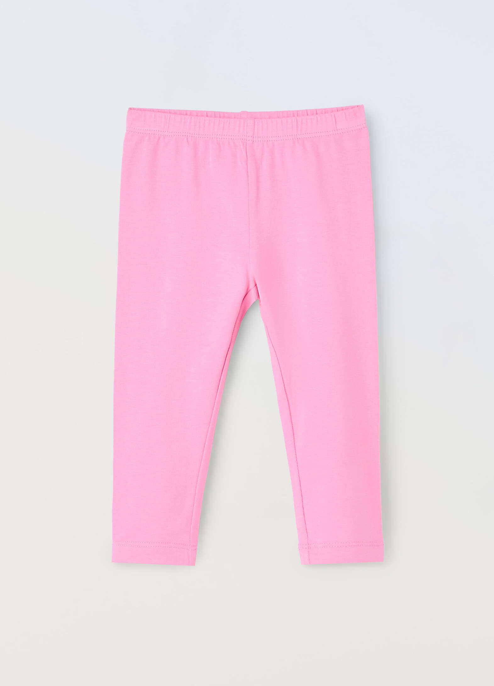 Stretch cotton leggings for newborns