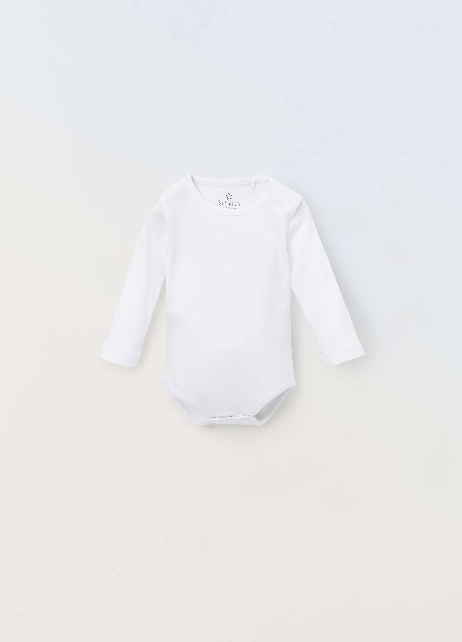 Pack of 3 long-sleeved bodysuits in pure cotton