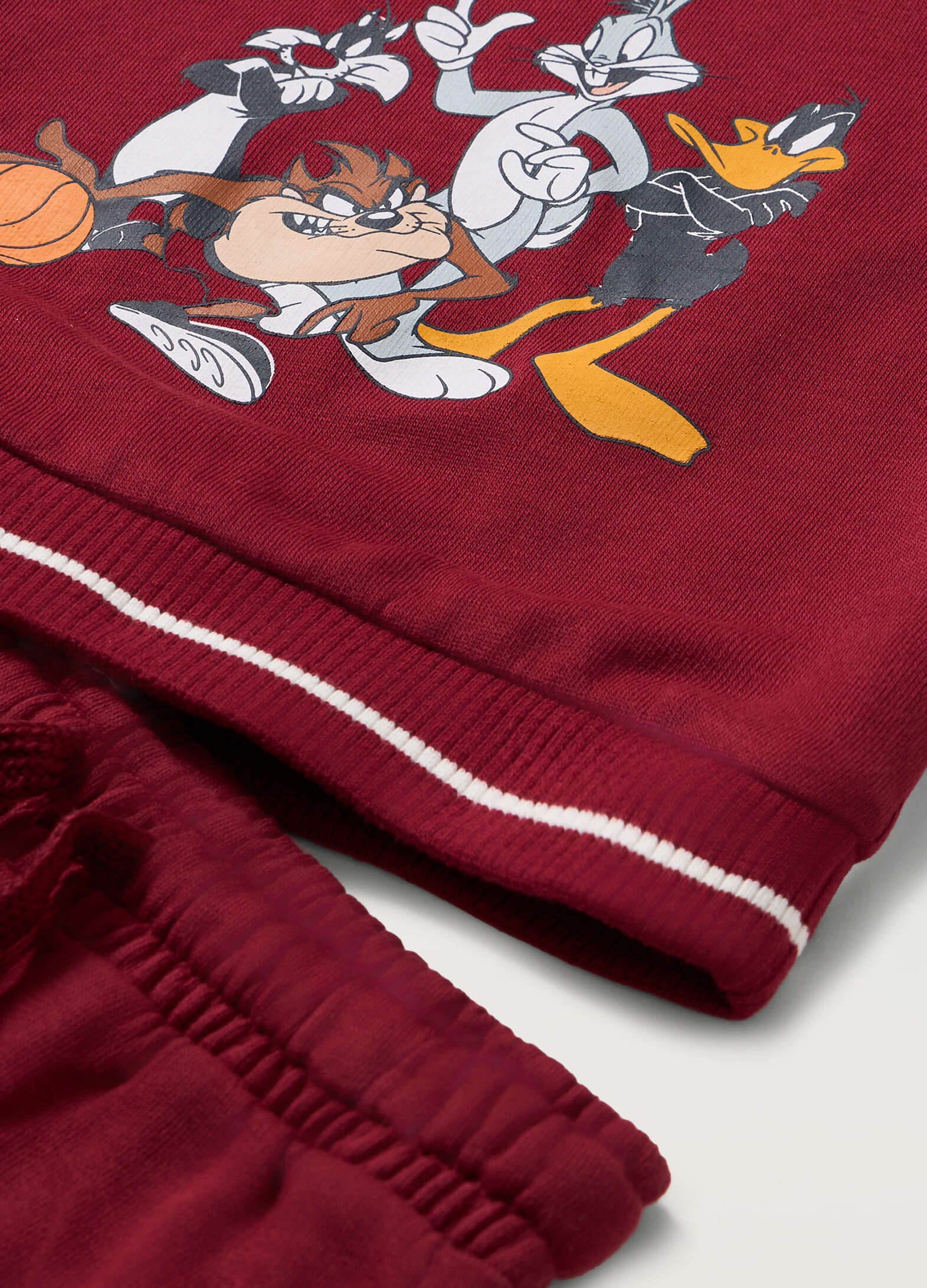 Looney Tunes Jogging Set in Pure Cotton for Newborns