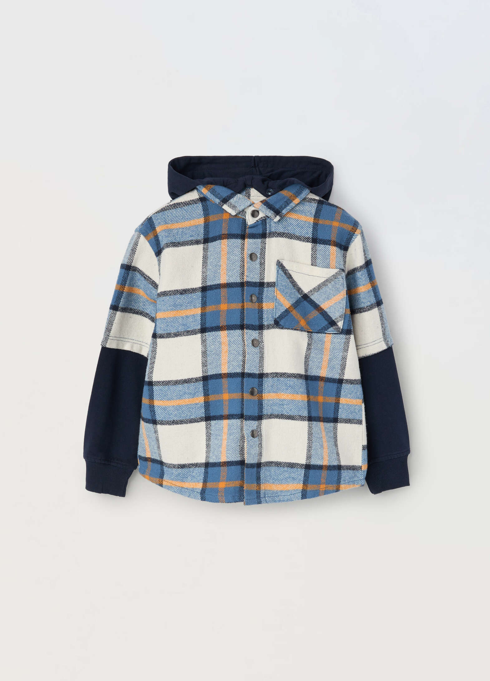 Pure cotton flannel shirt for kids