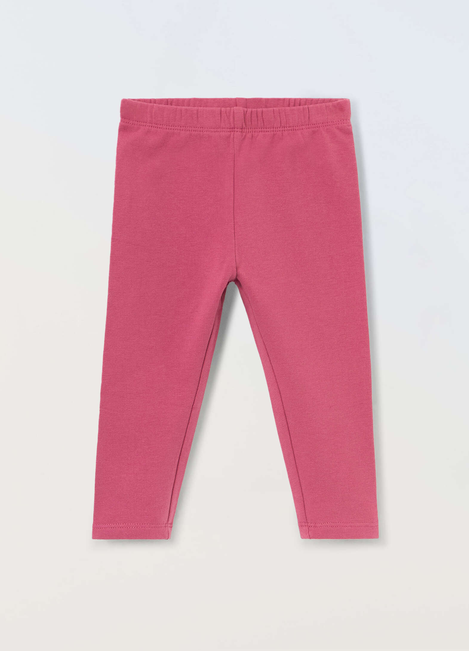 Baby Girl Stretch Cotton Fleece Leggings