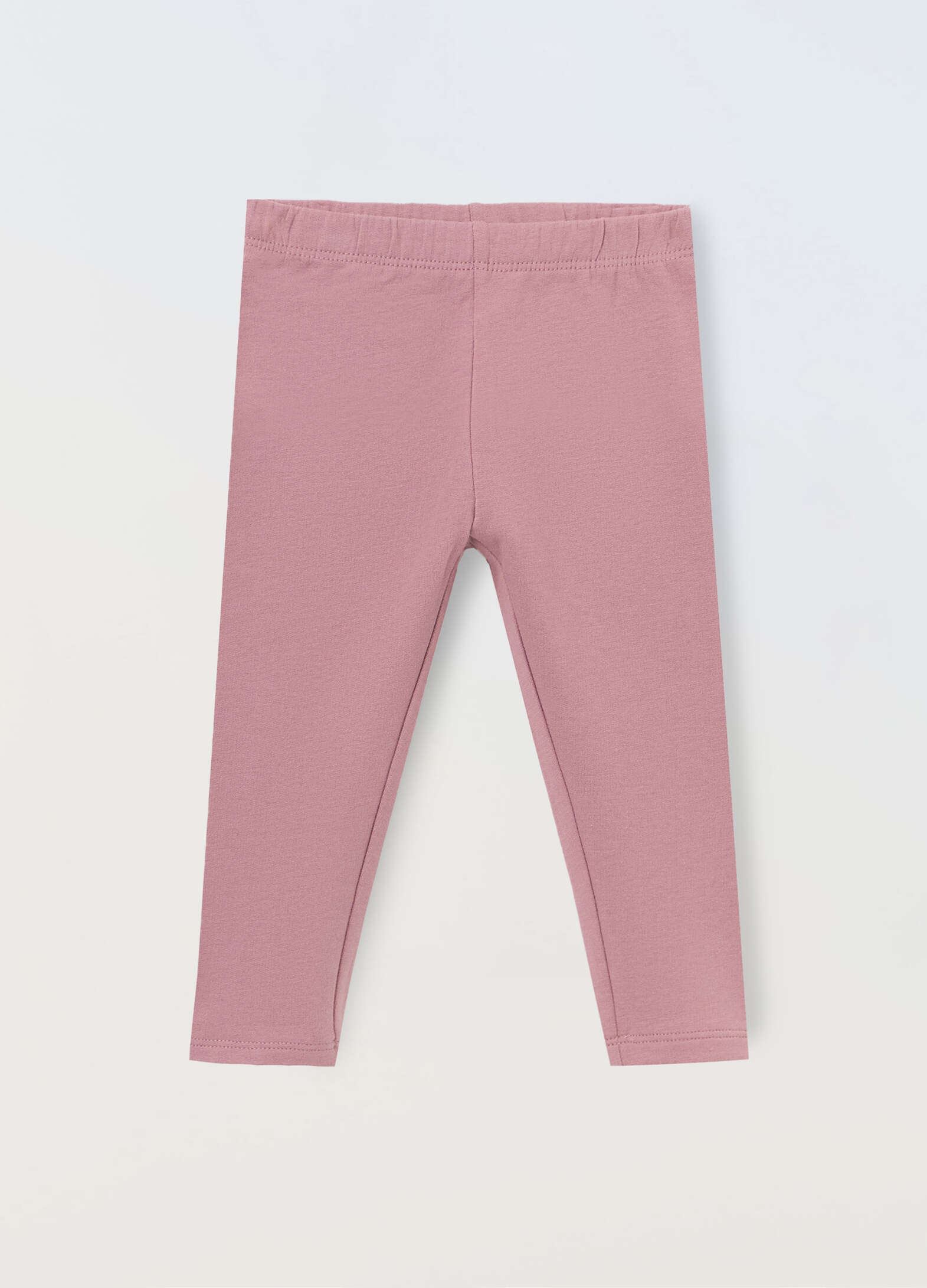 Baby Girl Stretch Cotton Fleece Leggings