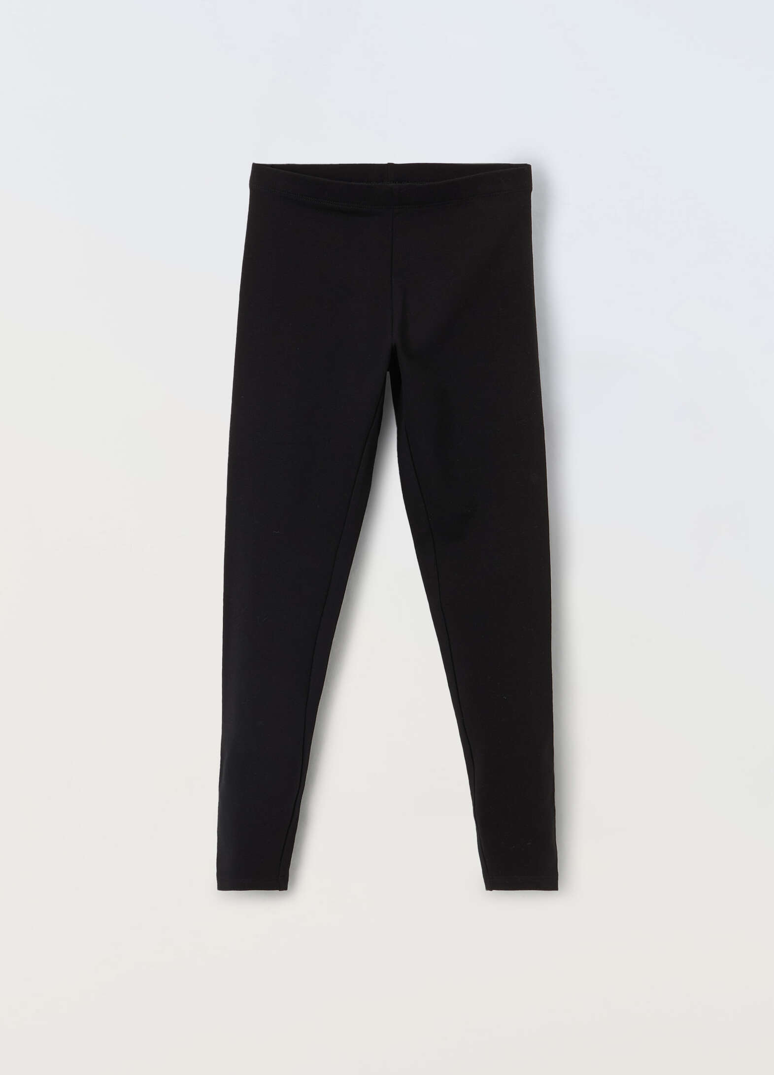 Stretch cotton leggings for girls