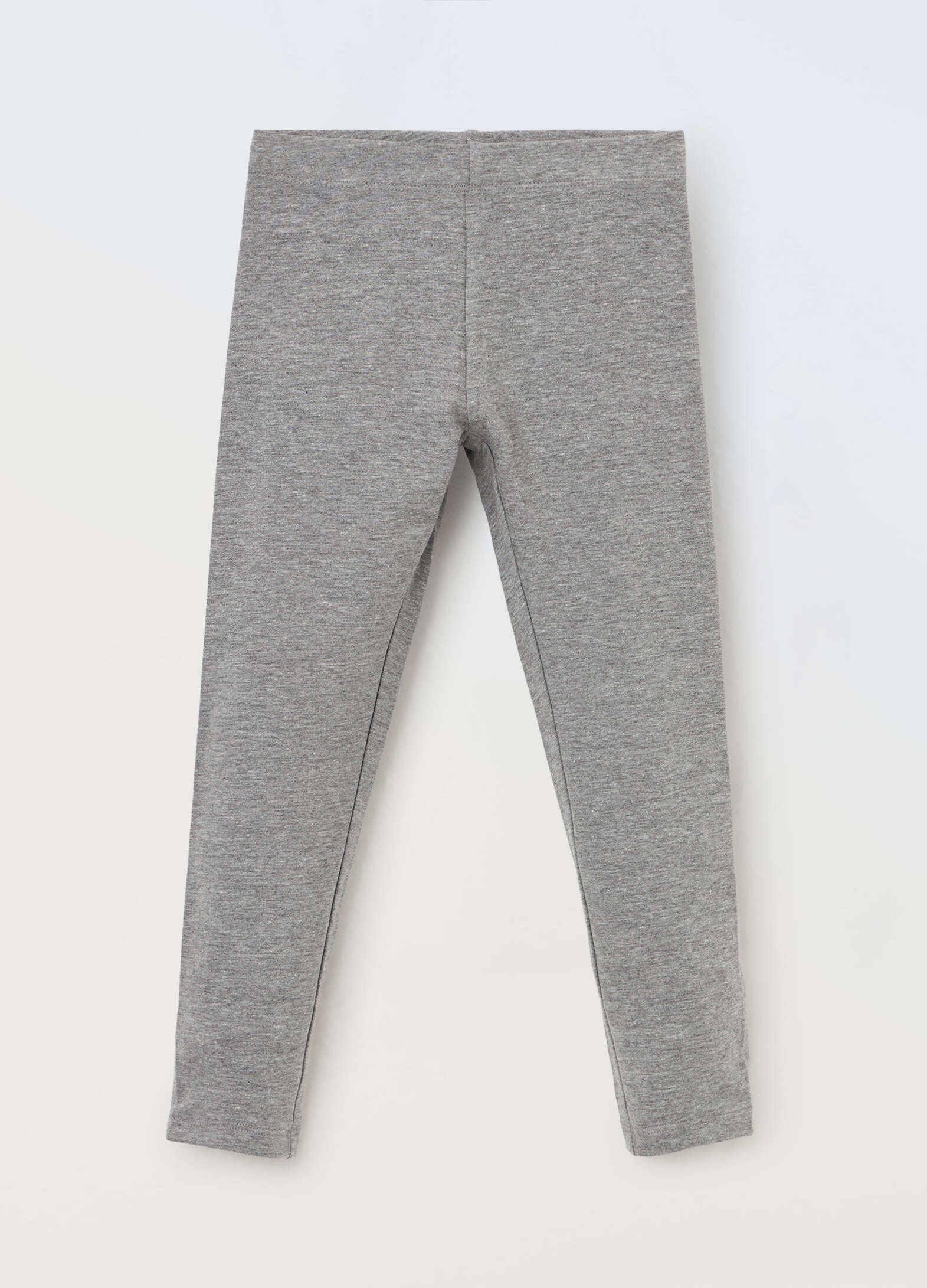 Stretch cotton leggings for girls