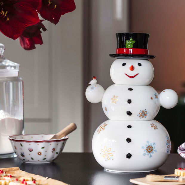 Christmas Toys Memory snowman jar 8 x 8 x 15 cm