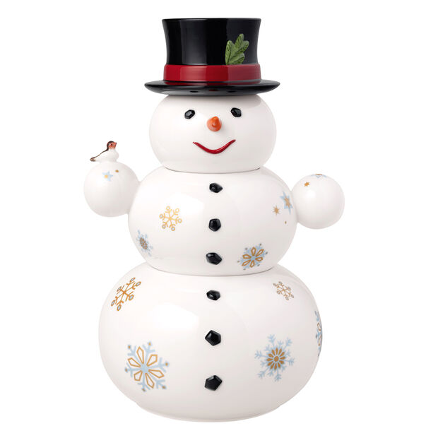 Christmas Toys Memory snowman jar 8 x 8 x 15 cm