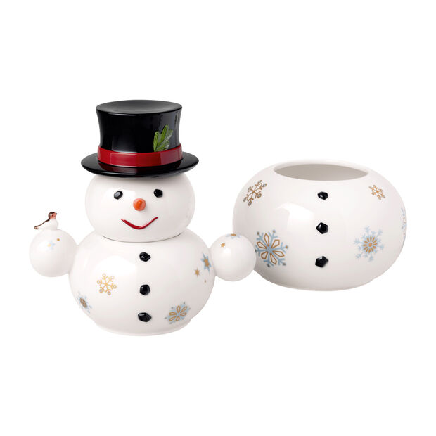 Christmas Toys Memory snowman jar 8 x 8 x 15 cm