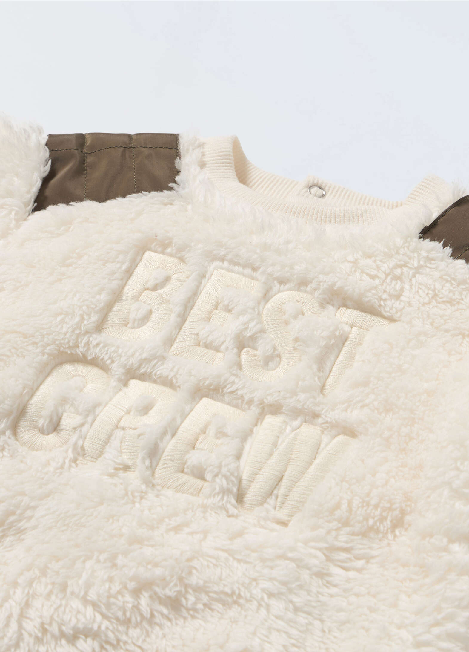 Baby fake fur sherpa sweatshirt