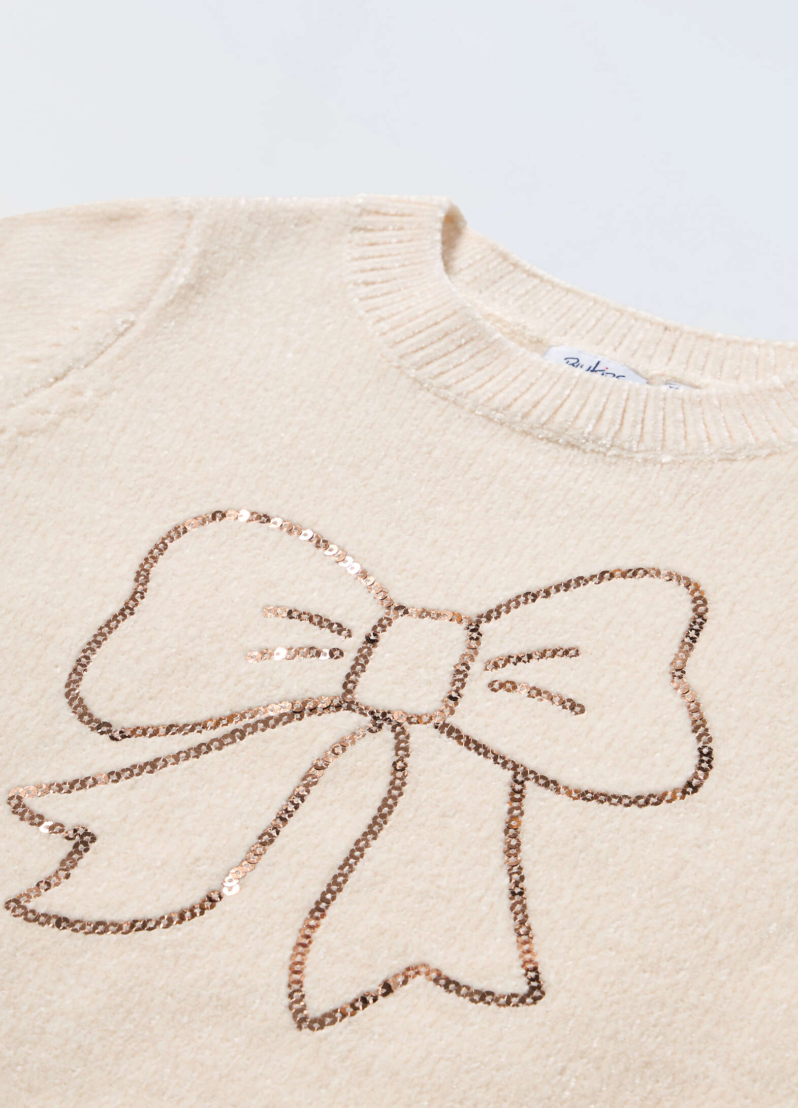 Girls Ribbed Chenille Sweater