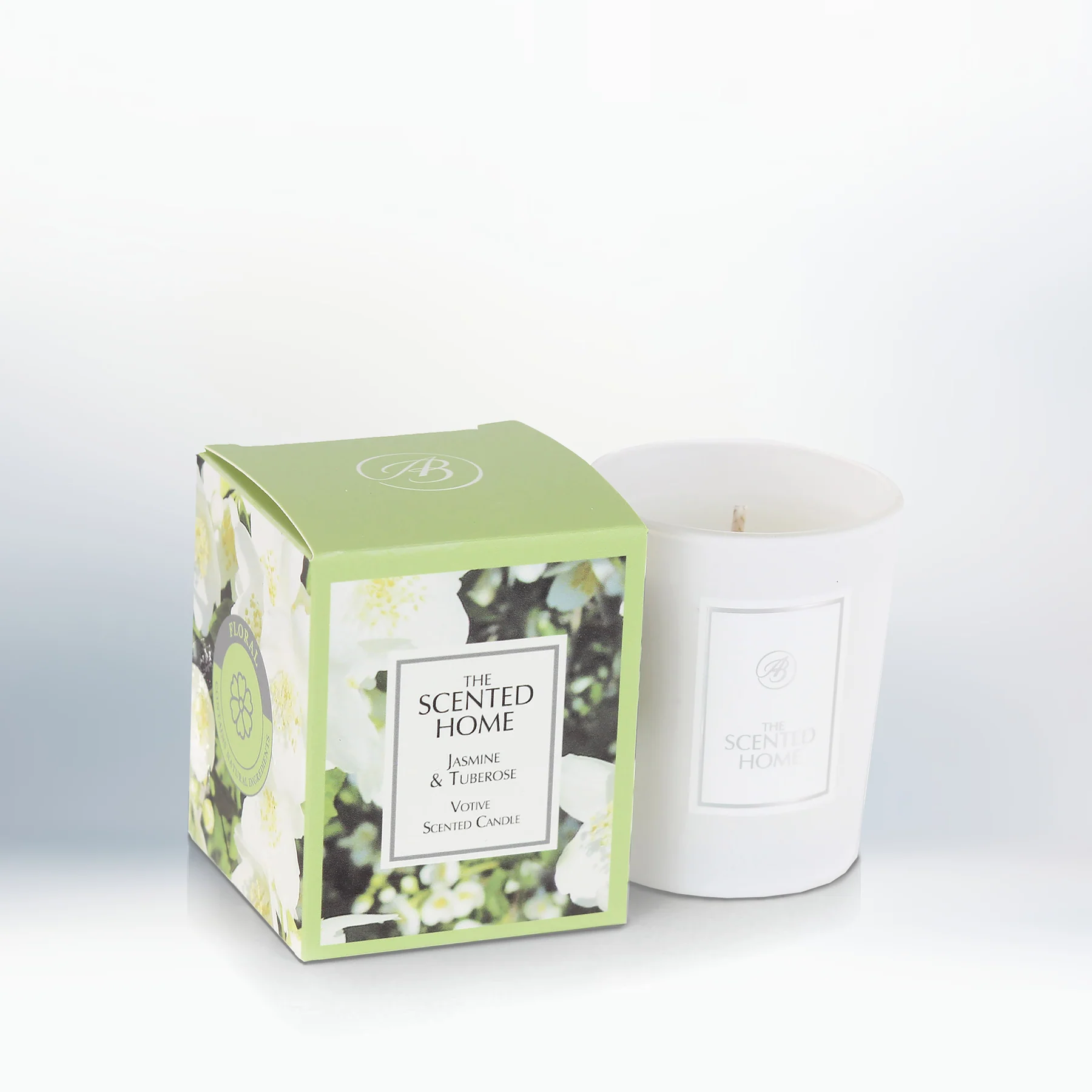 Jasmine & Tuberose Scented Jar Candle