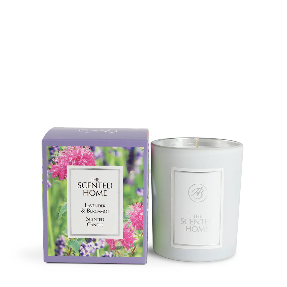 Lavender & Bergamot Scented Jar Candle