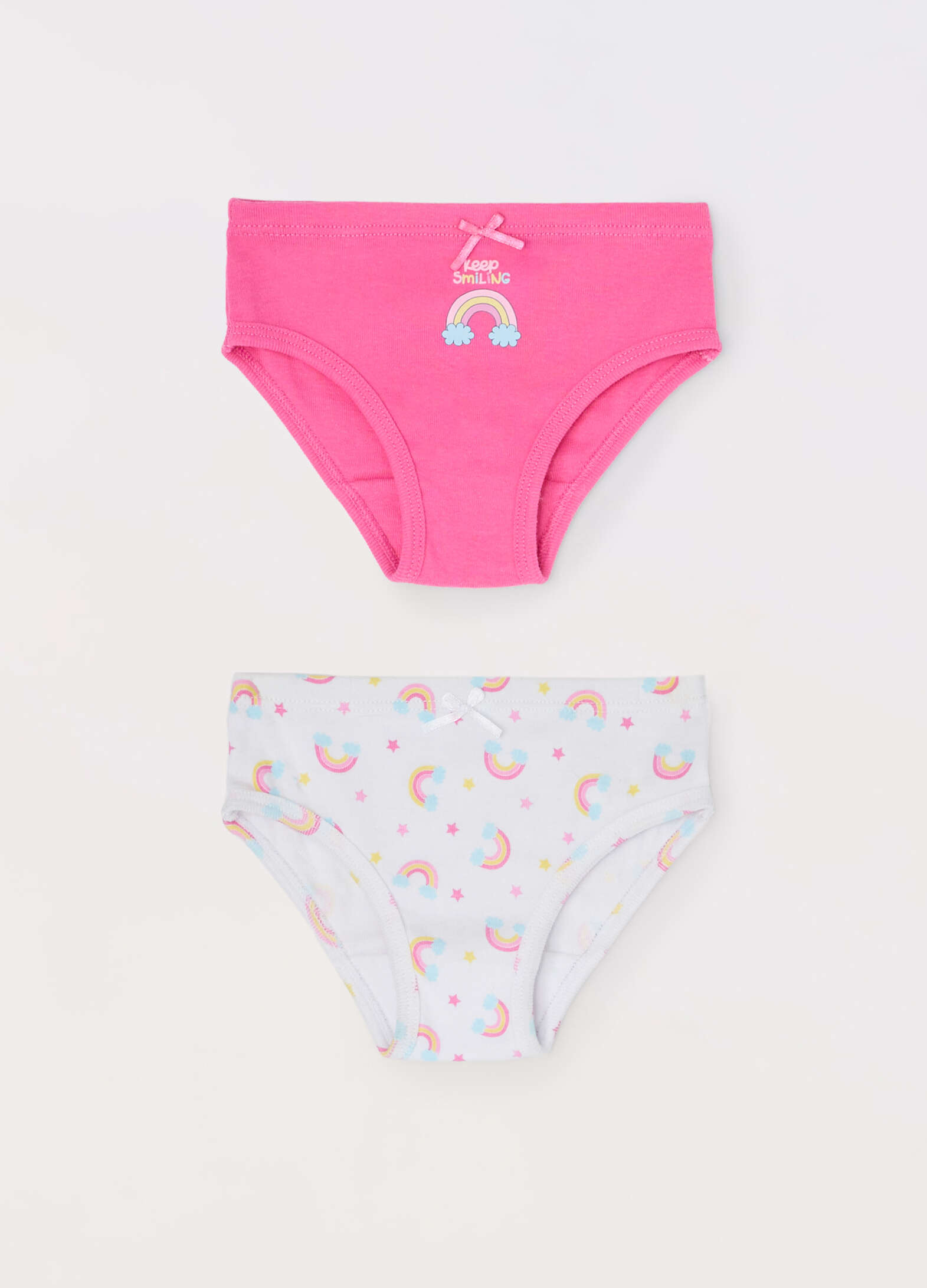 Pack of 2 pure cotton baby briefs