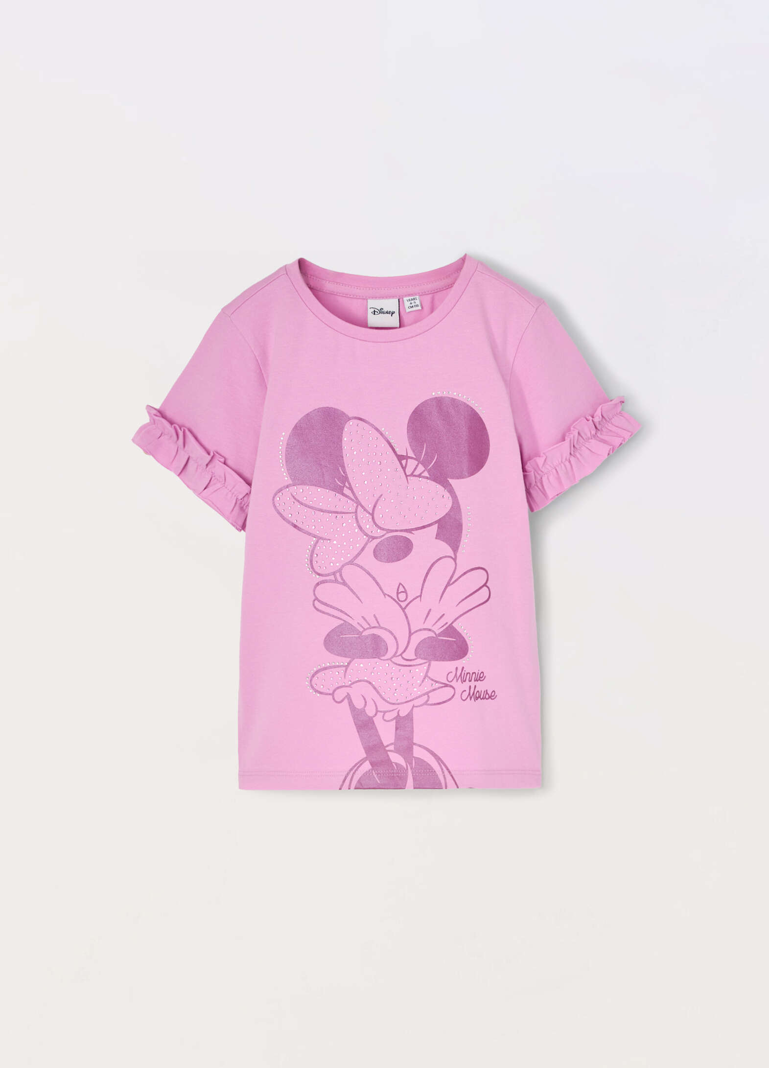 Stretch cotton T-shirt for girls