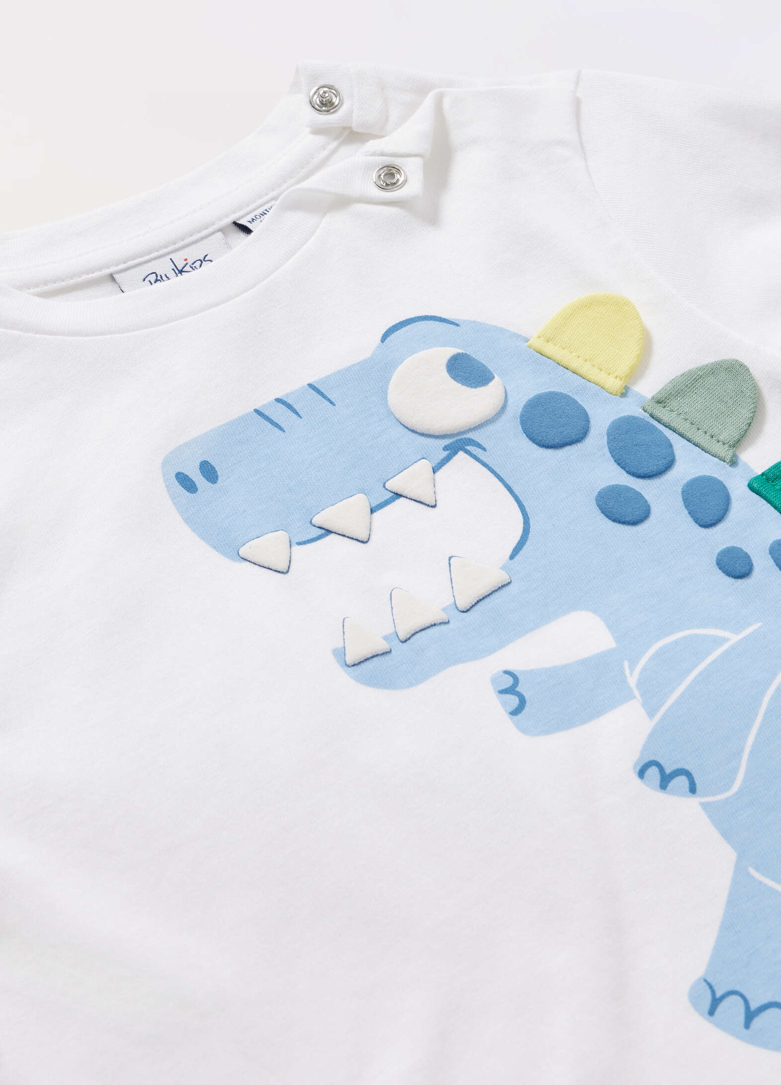 Long-sleeved pure cotton T-shirt for newborns