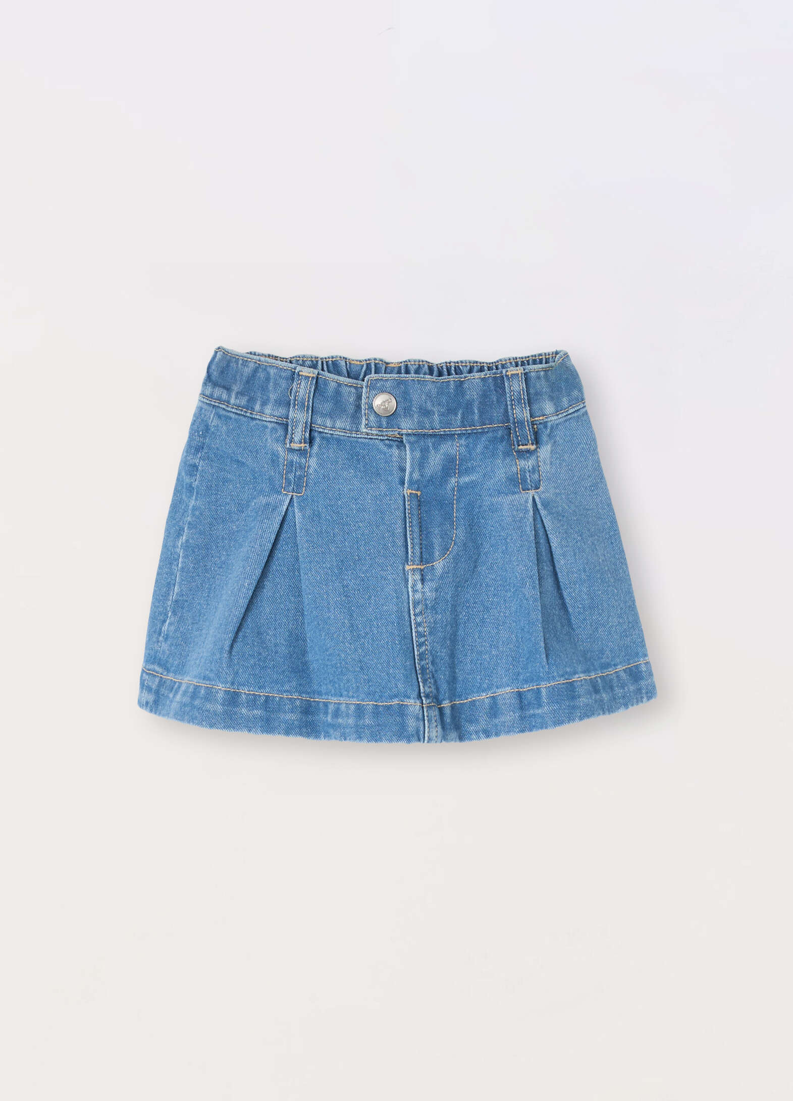 Newborn pure cotton denim skirt