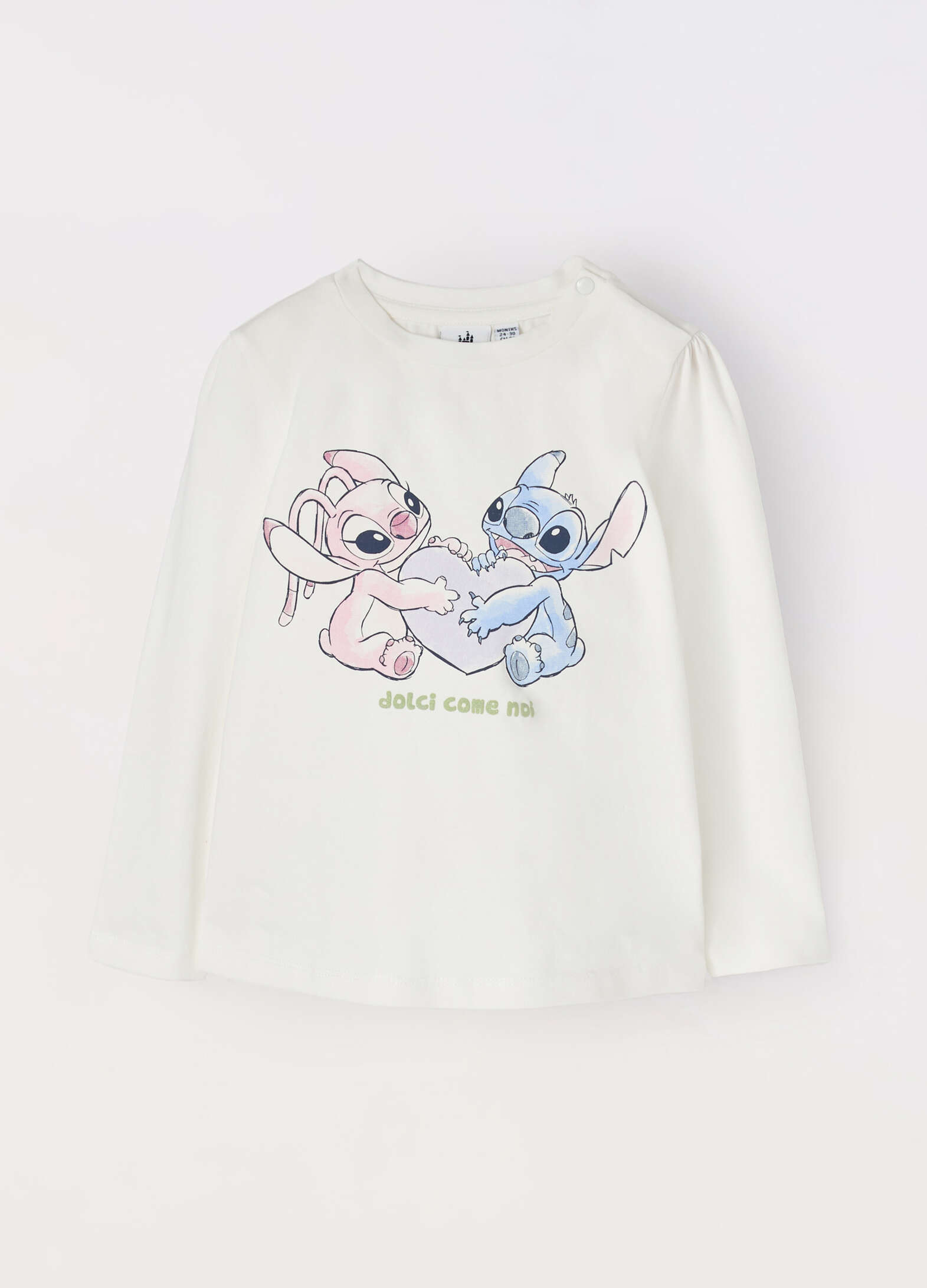 Stitch & Angel Stretch Cotton Baby T-Shirt