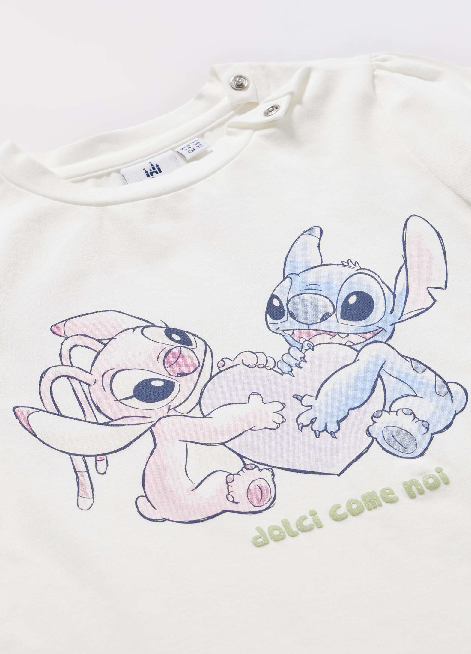 Stitch & Angel Stretch Cotton Baby T-Shirt