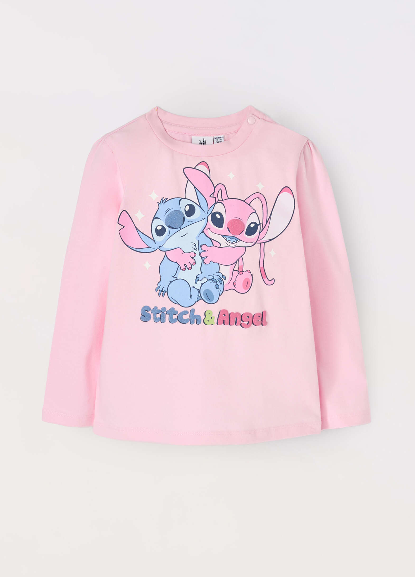 Stitch & Angel Stretch Cotton Baby T-Shirt