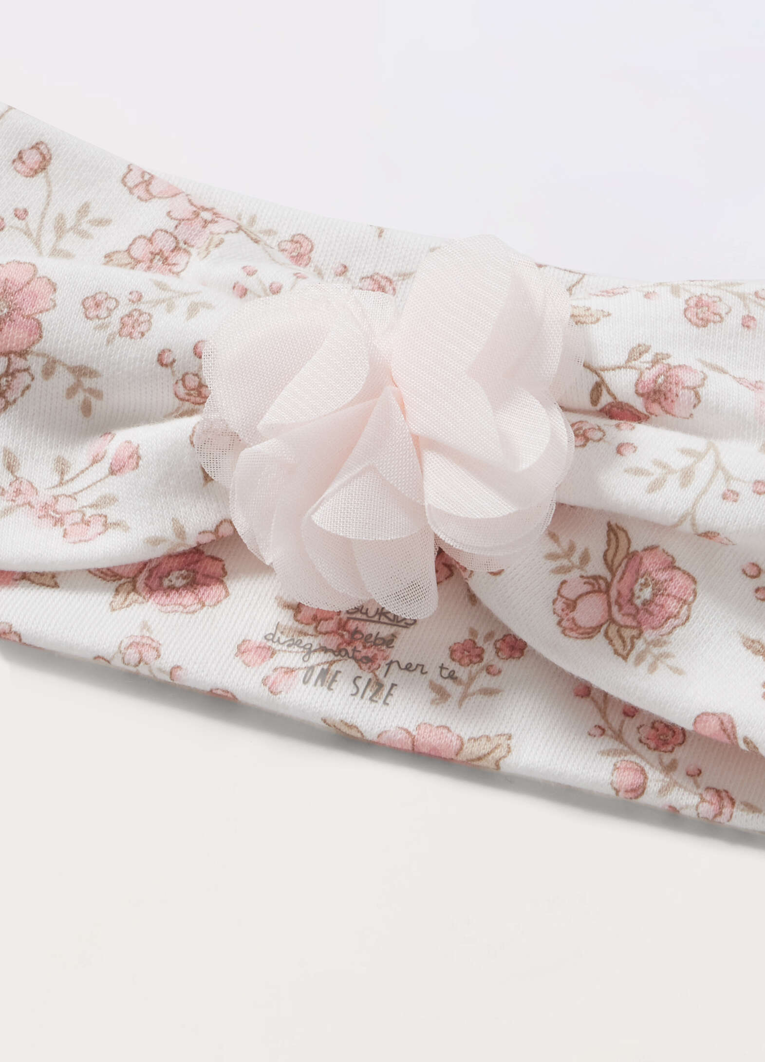 Pure cotton headband with newborn application