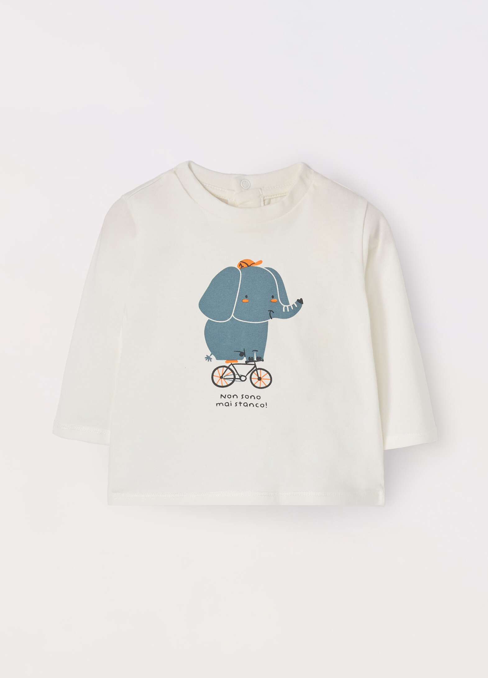 Stretch cotton baby t-shirt