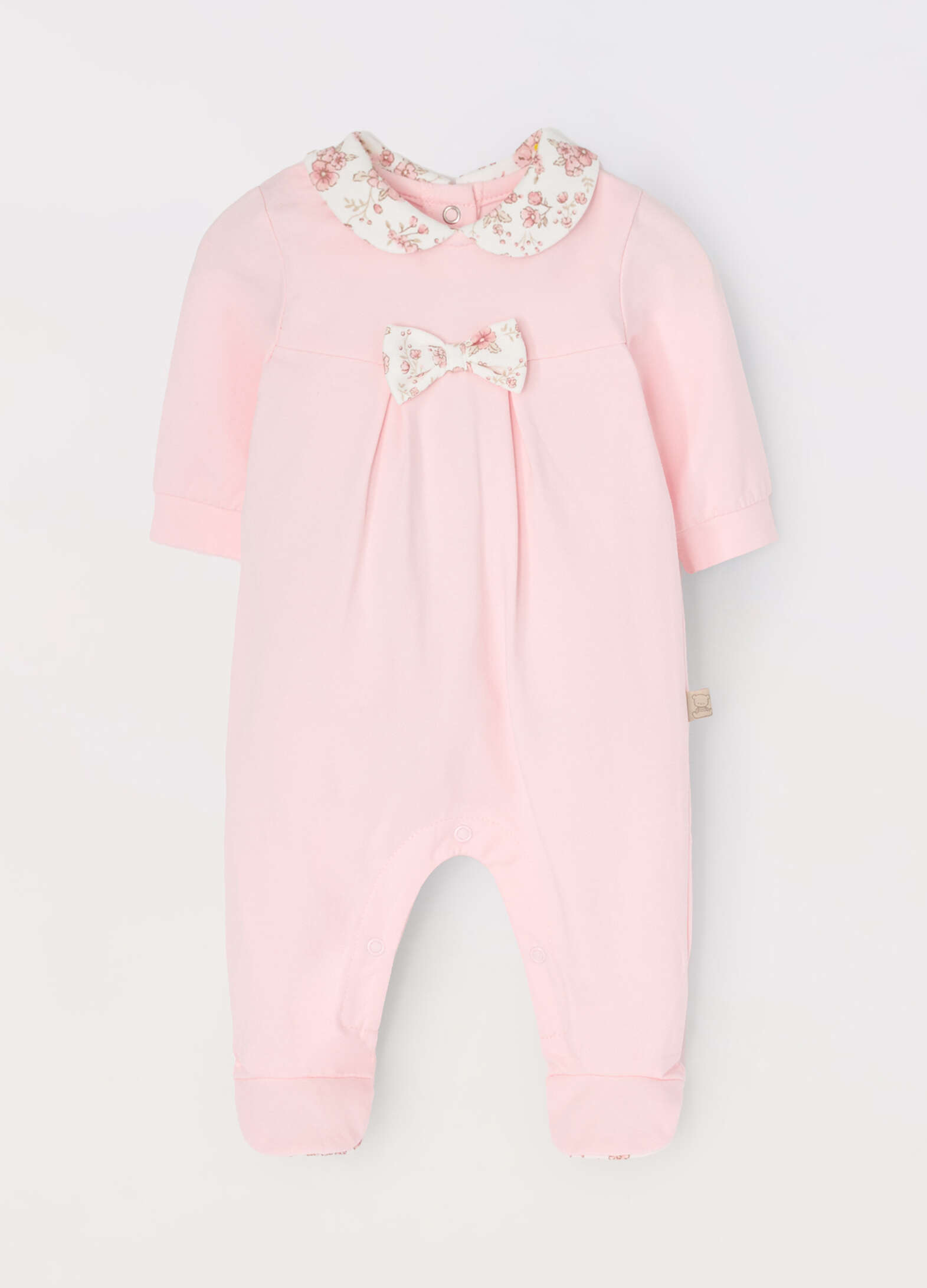 Newborn pure cotton interlock romper