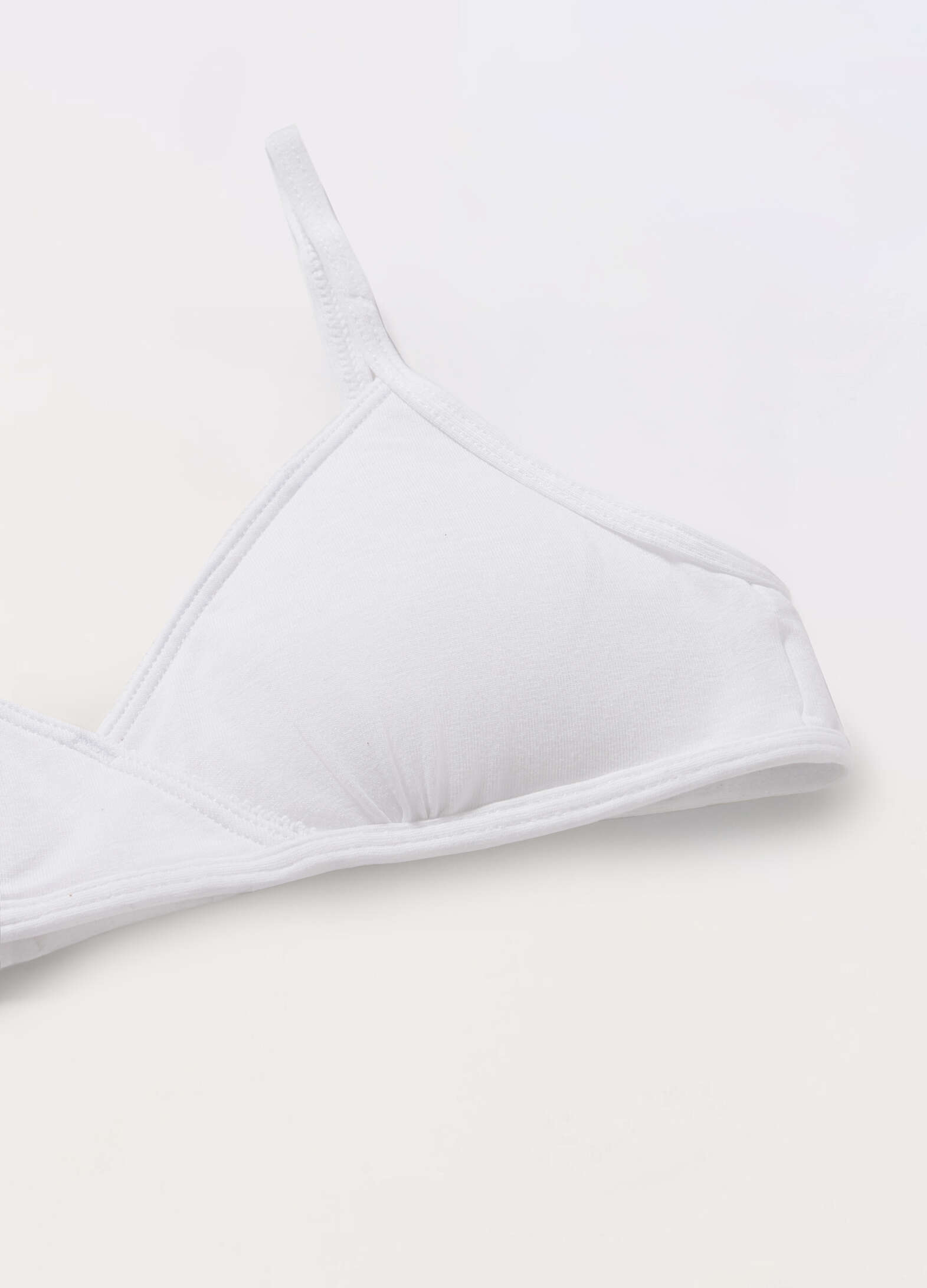 Girl's Stretch Cotton Triangle Bra