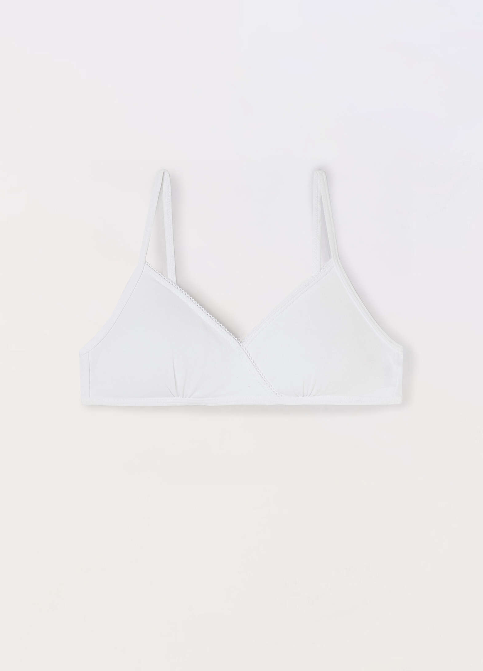 Girl's Stretch Cotton Triangle Bra