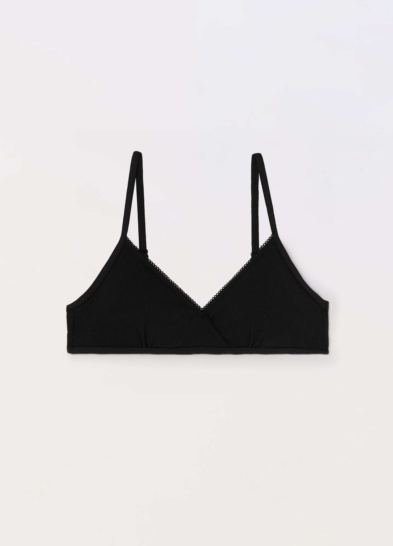 Girl's Stretch Cotton Triangle Bra