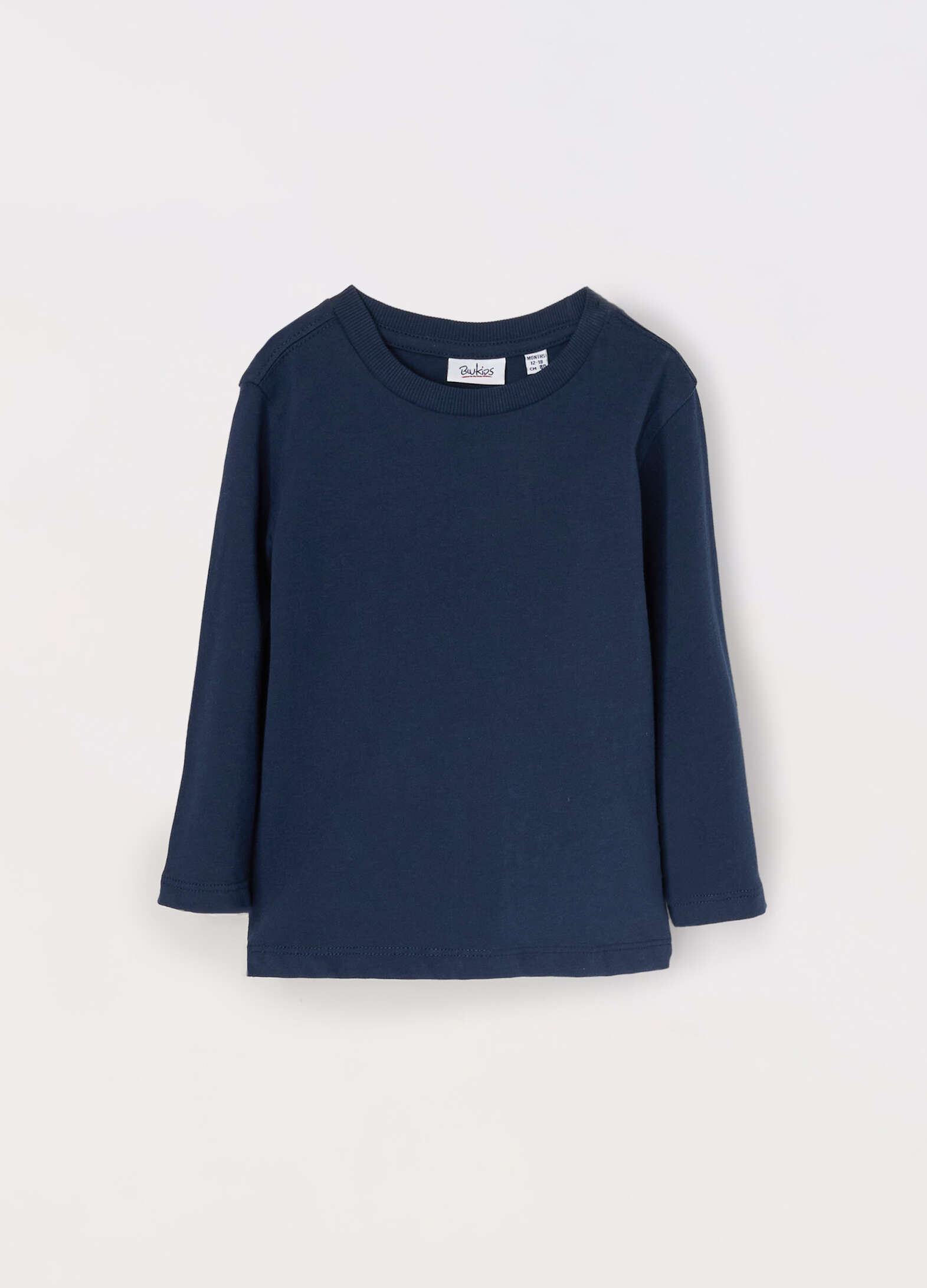 Long-sleeved pure cotton T-shirt for newborns