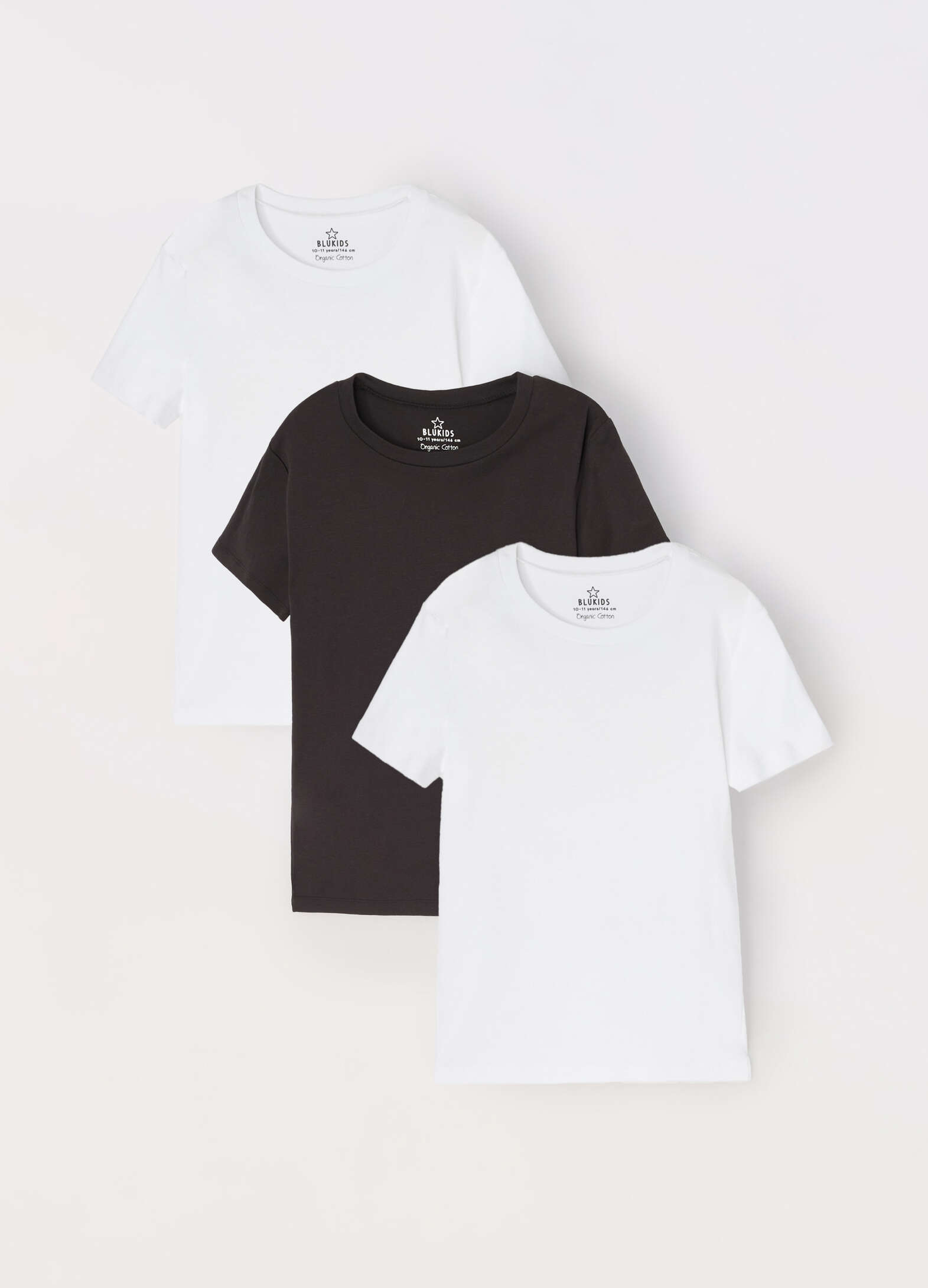 Pack of 3 pure cotton intimate t-shirts for boys