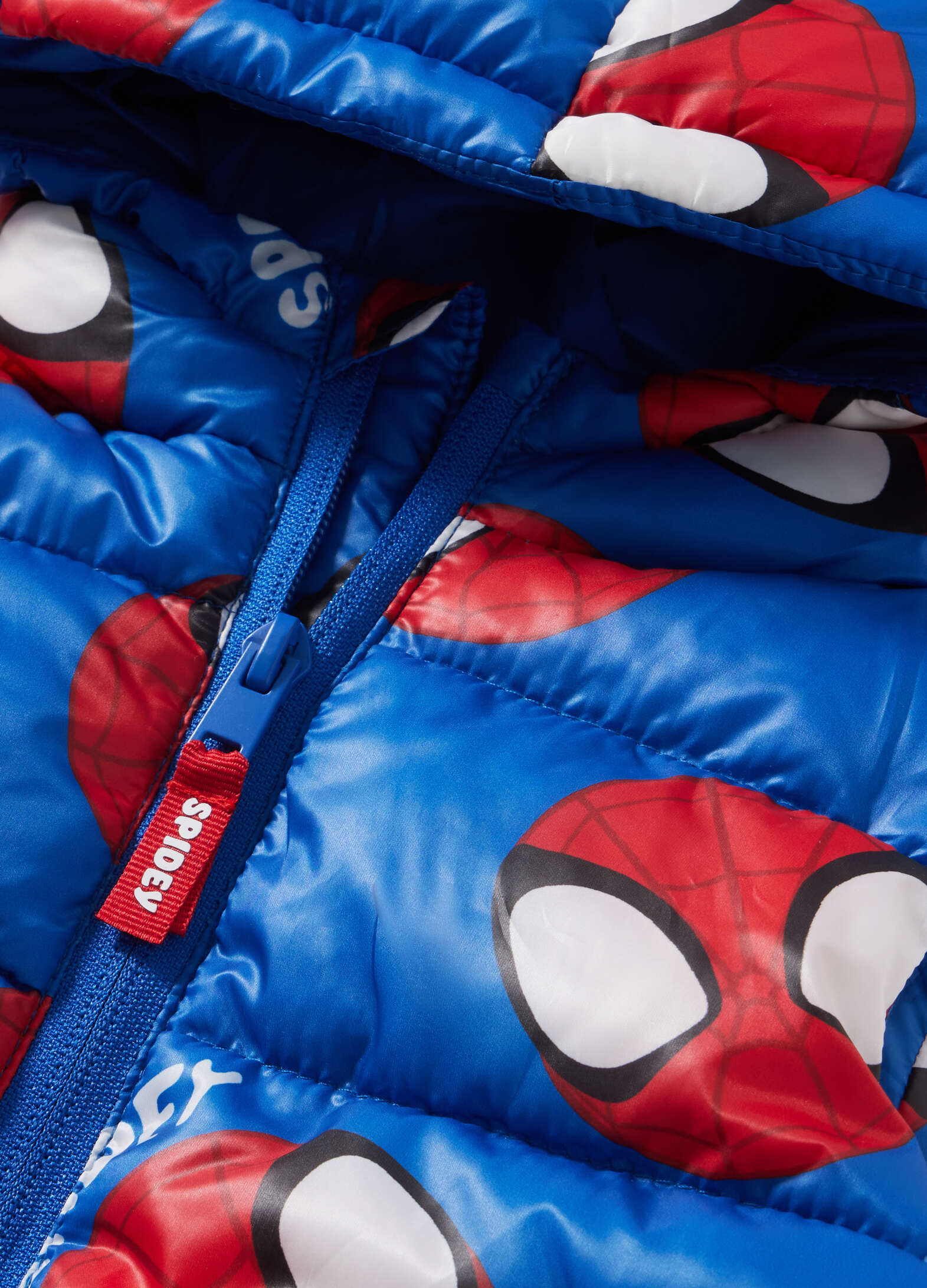 Spidey Padded Vest with Hood for Babies