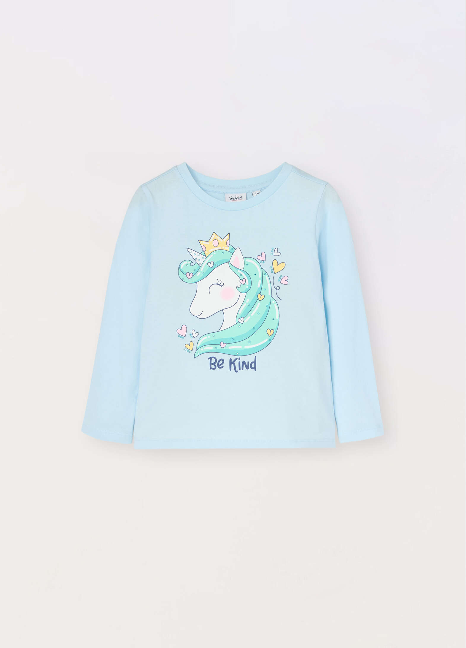 Pure cotton jersey T-shirt for girls